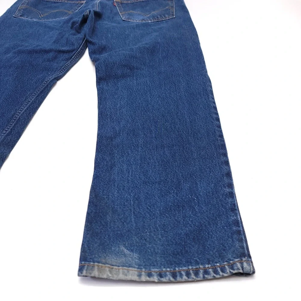Levi's 505 Jeans Men's 40x30‎ Blue Denim Regular Fit Wpl-423 Red Tab